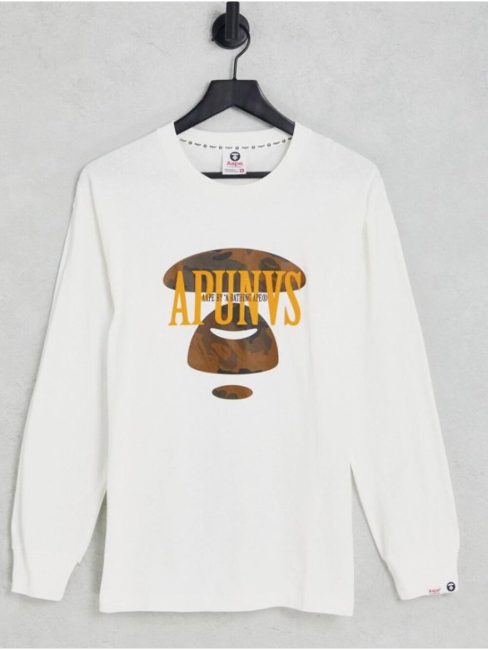 AAPE by A Bathing Ape's Hip-Hip APUNVS Long Sleeve Top ( M )